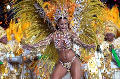 Viviane Araújo no Carnaval do Rio de Janeiro